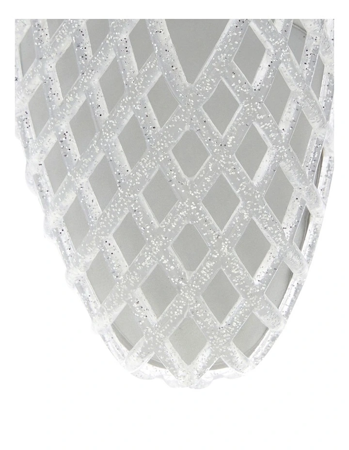Paradise Flat Shoes in Silver image 4