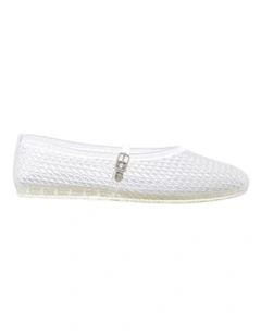 Pasadena Flat Shoes in Clear