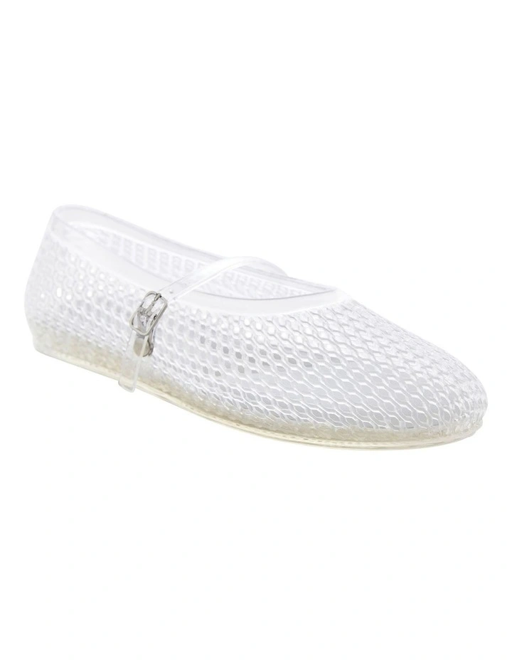 Pasadena Flat Shoes in Clear image 2