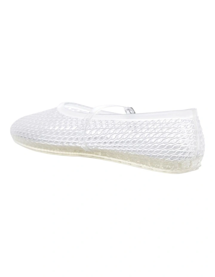 Pasadena Flat Shoes in Clear image 3