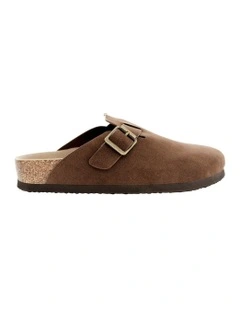 Charlie Flat Shoes in Chocolate