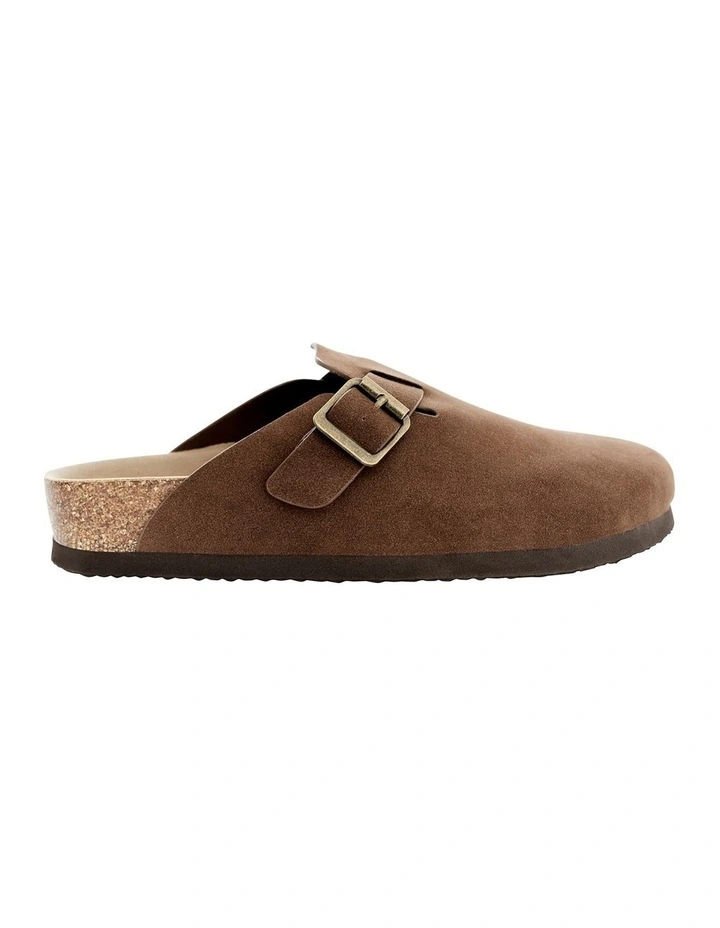 Charlie Flat Shoes in Chocolate image 1