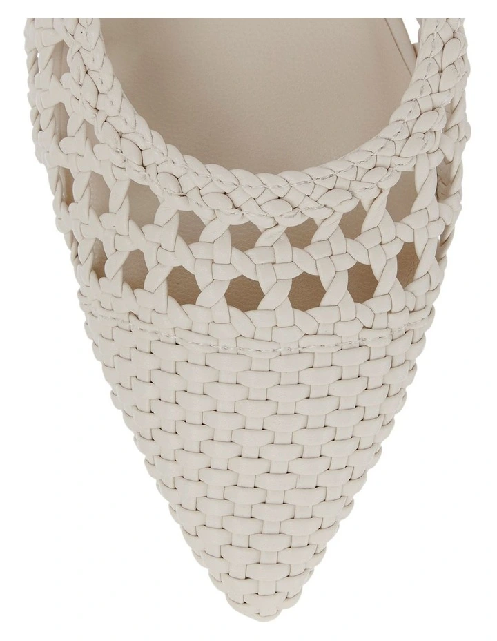 Kindle Flat Shoes in Ivory Weave image 4