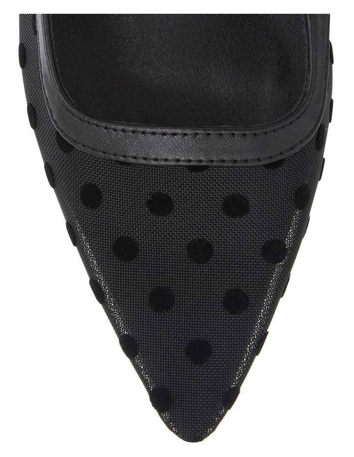 Valencia Heeled Shoes in Black Dots image 4
