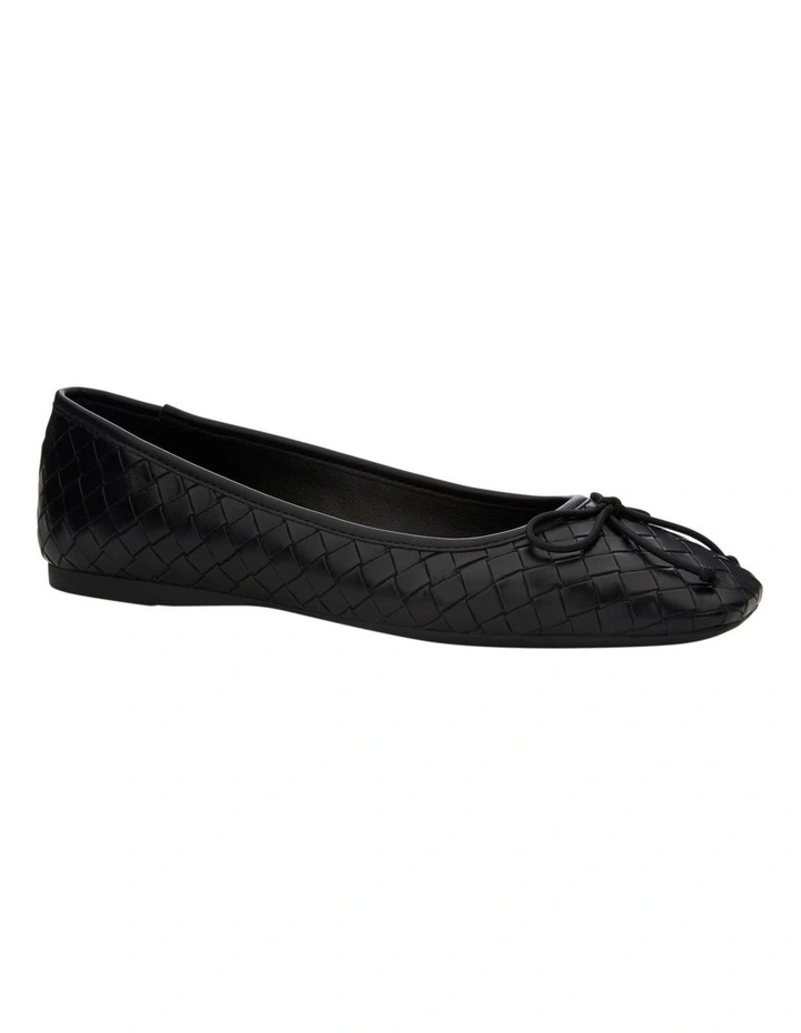 Kasey Ballet Flats in Black image 2
