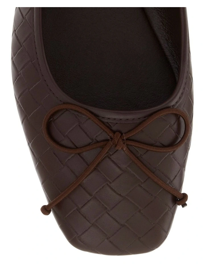 Kasey Ballet Flats in Chocolate image 4