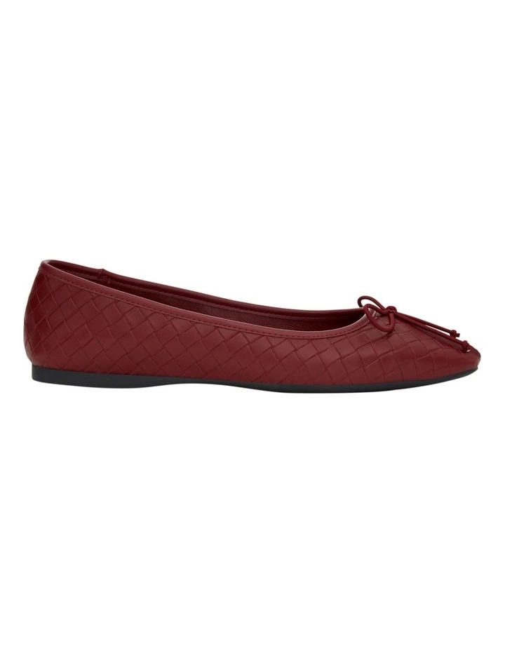 Kasey Ballet Flats in Red image 1