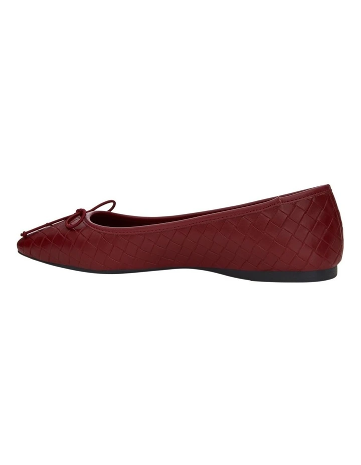 Kasey Ballet Flats in Red image 3