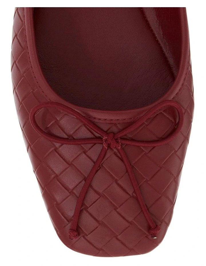 Kasey Ballet Flats in Red image 4