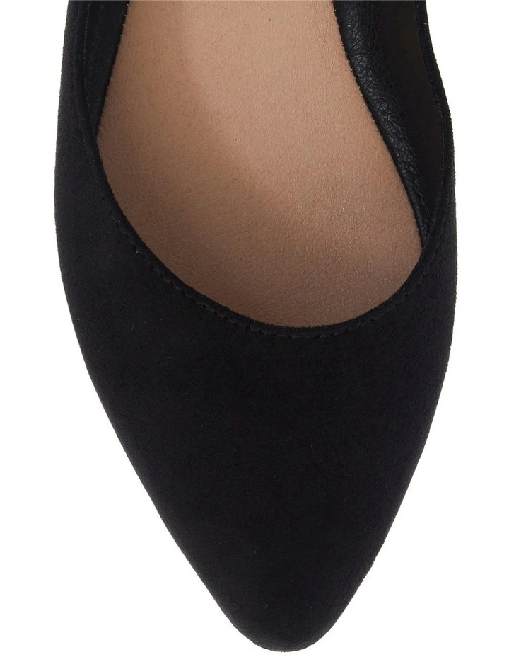 Joyce Flat Shoes in Black Micro image 4