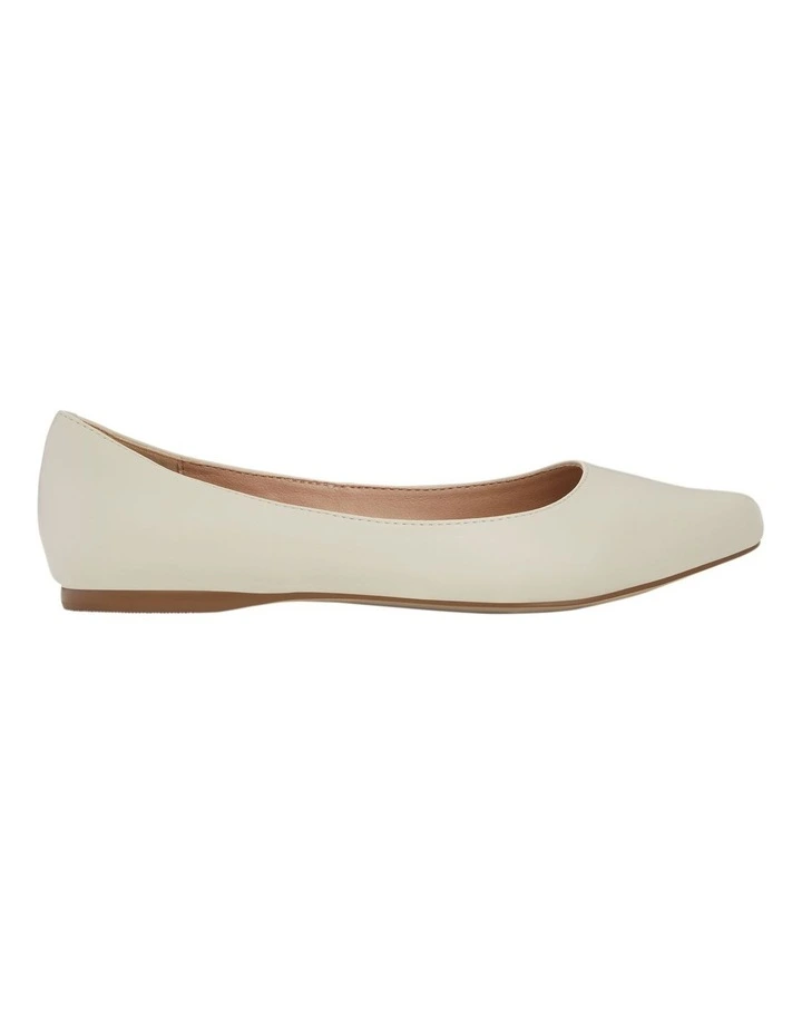 Joyce Flat Shoes in Ivory image 1