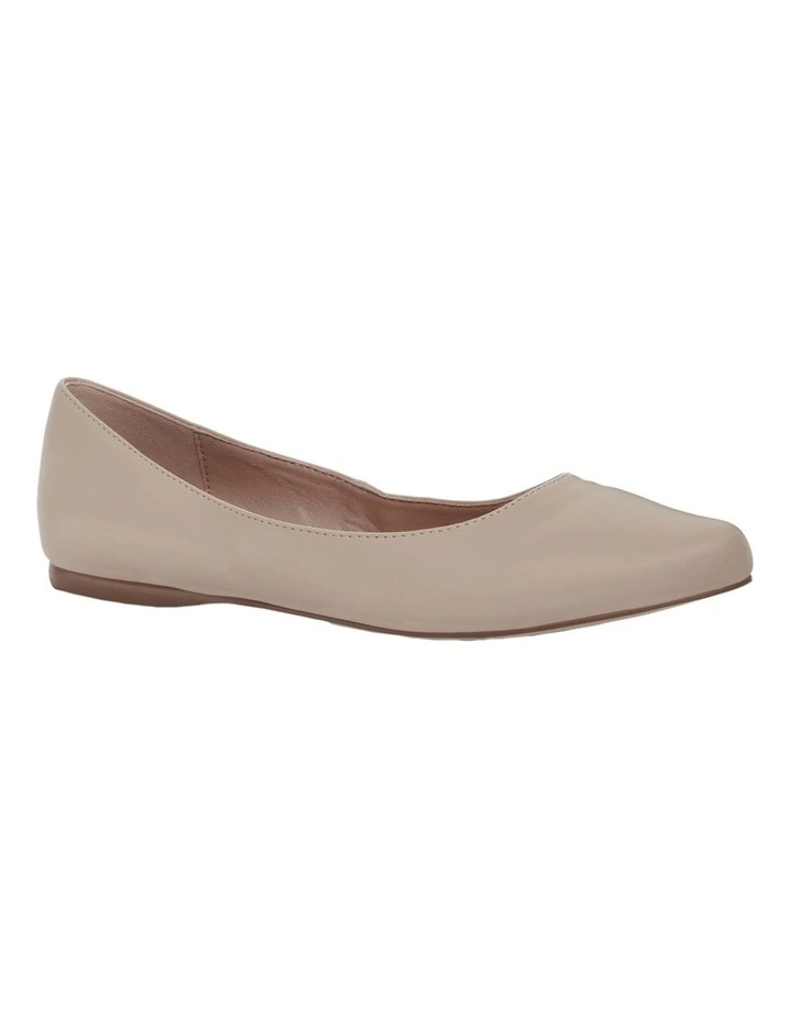 Joyce Flat Shoes in Nude image 2