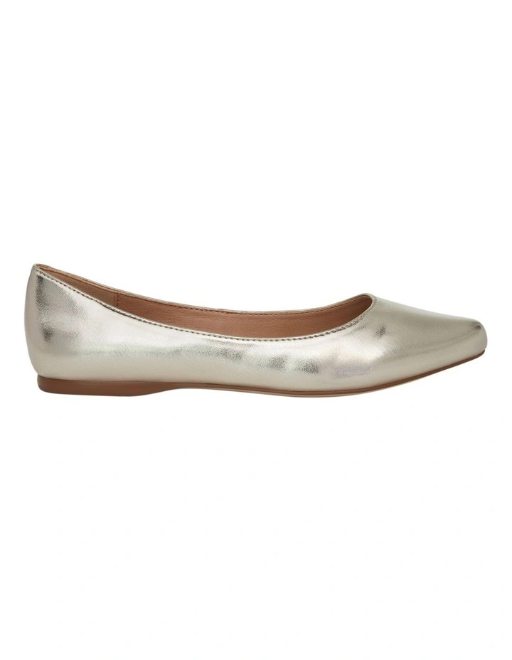 Joyce Flat Shoes in Soft Gold image 1