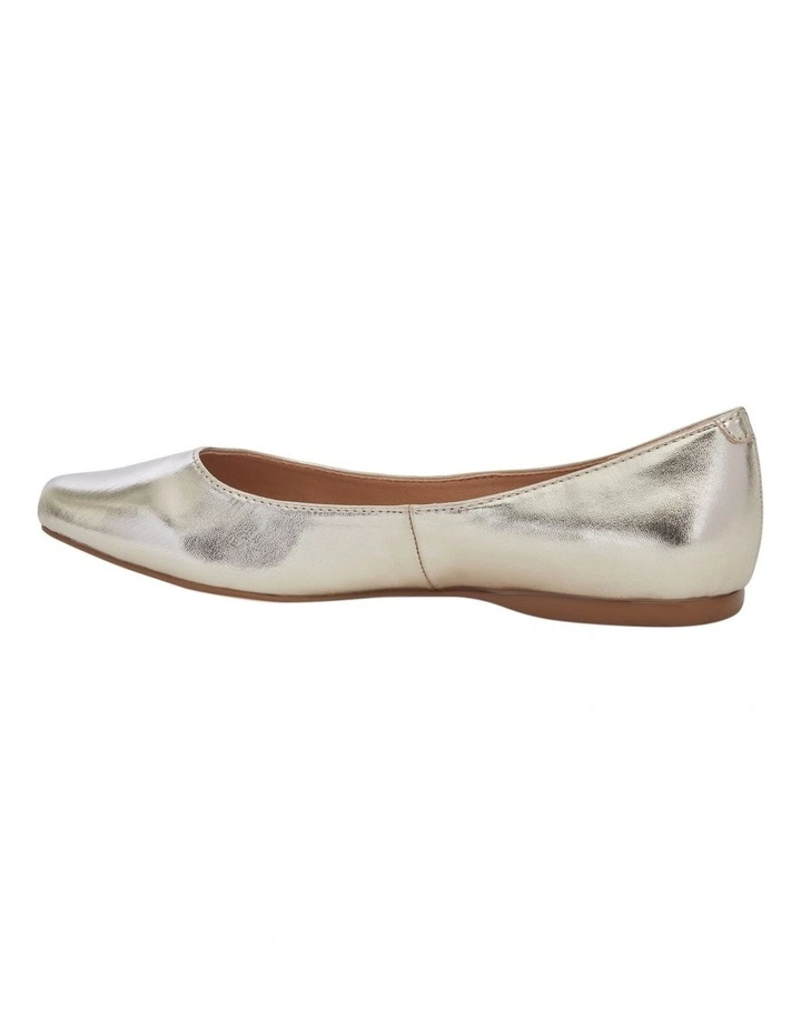 Joyce Flat Shoes in Soft Gold image 3