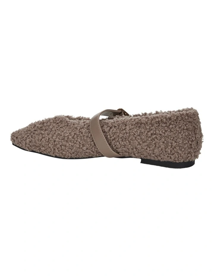 Plume Ballet Flats in Mocha image 3