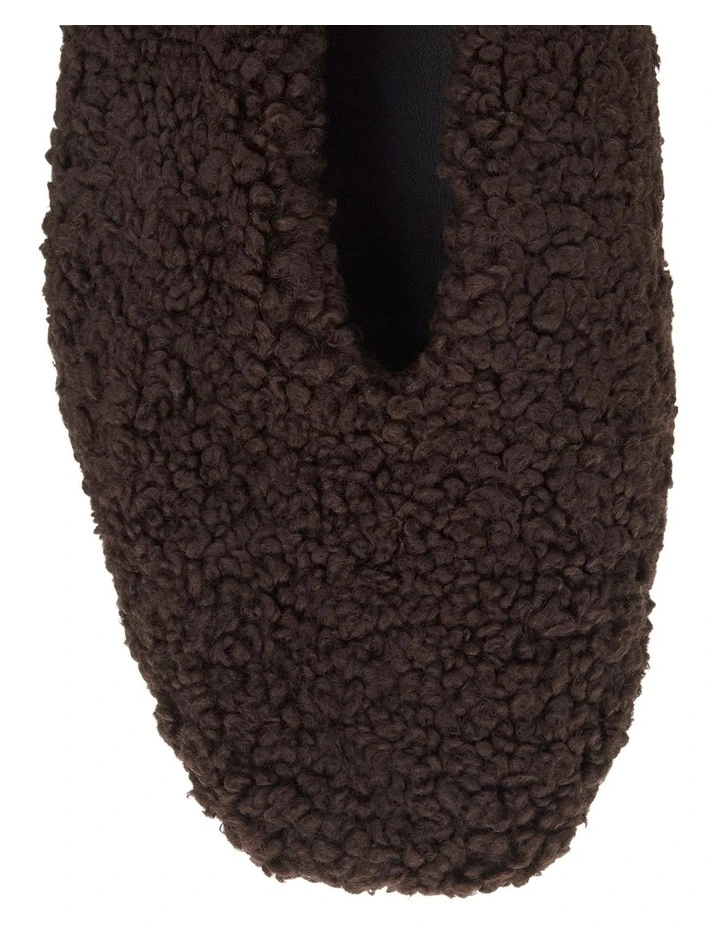 Plume Ballet Flats in Chocolate image 4