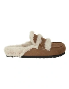Alpine Flat Shoes in Tan Micro