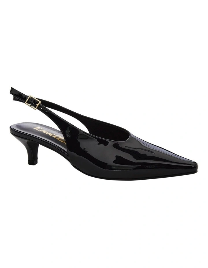Simone Heeled Shoes in Black Patent image 2