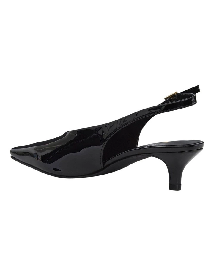 Simone Heeled Shoes in Black Patent image 3