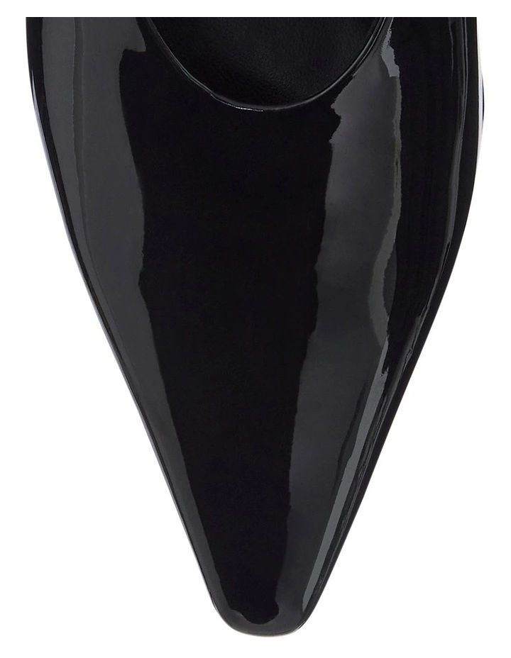 Simone Heeled Shoes in Black Patent image 4