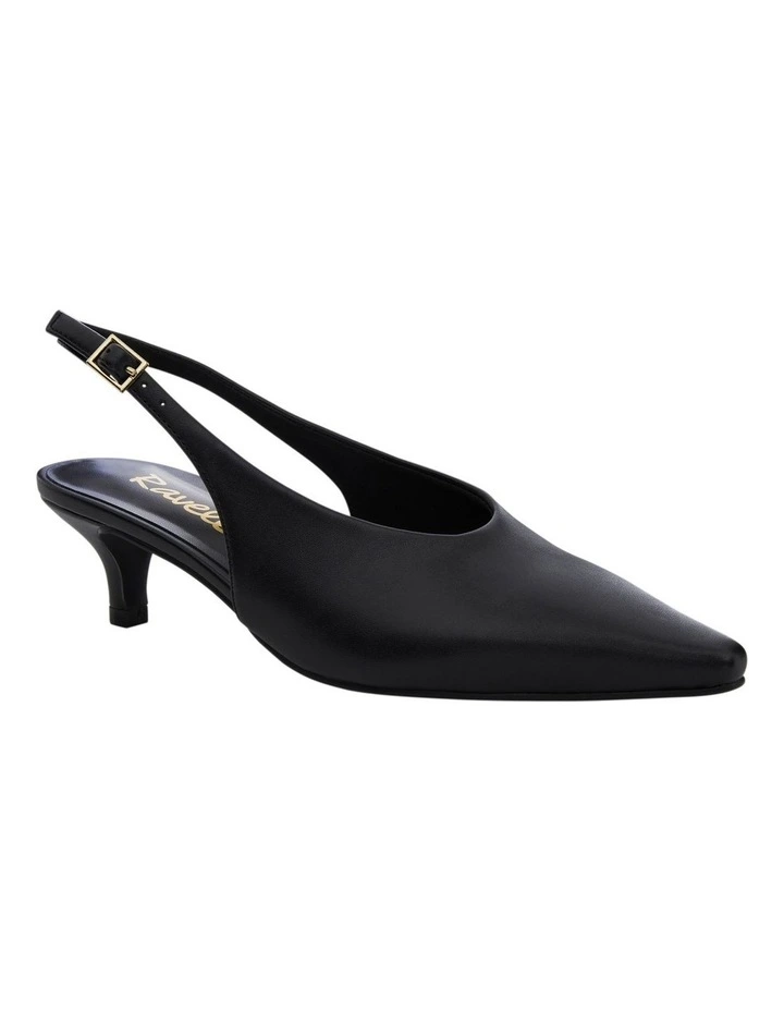 Simone Heeled Shoes in Black image 2