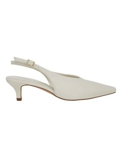 Simone Heeled Shoes in Ivory