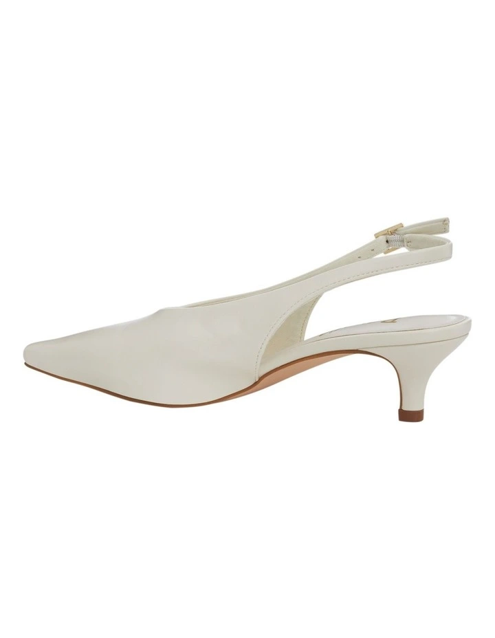 Simone Heeled Shoes in Ivory image 3