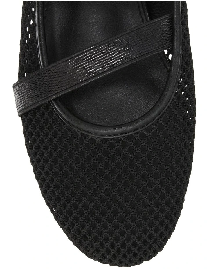 Rexa Ballet Flats in Black Mesh image 4