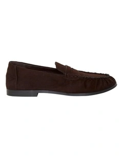 Spyros Loafers in Chocolate Micro