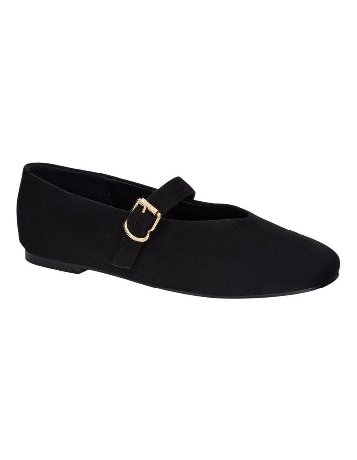 Charm Ballet Flats in Black Micro image 2