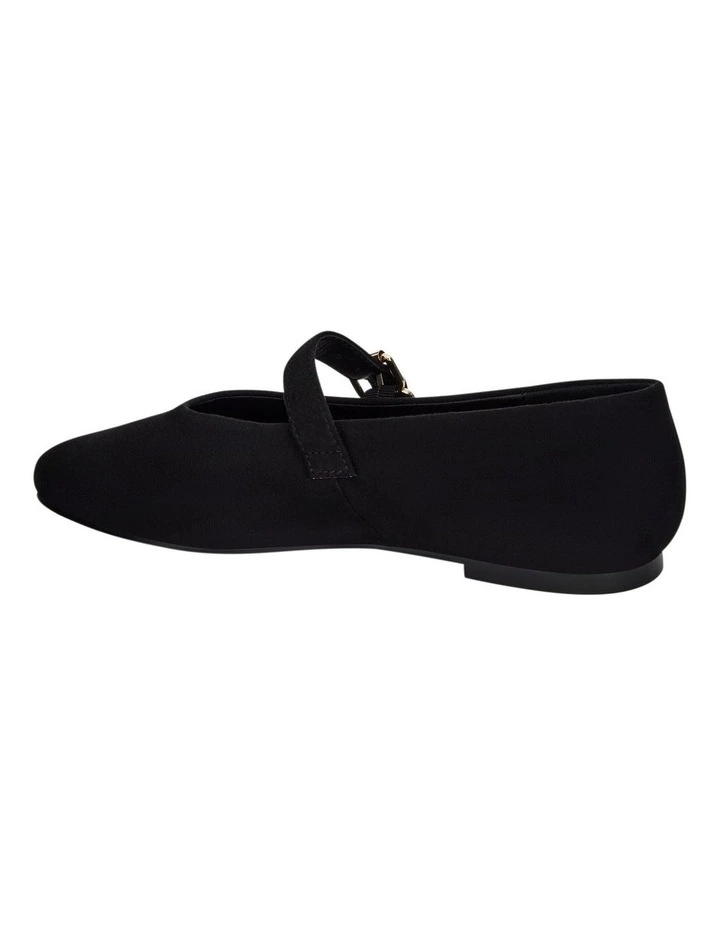 Charm Ballet Flats in Black Micro image 3
