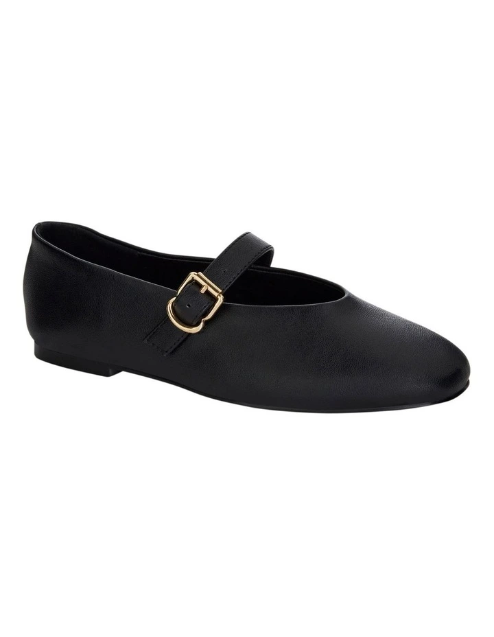Charm Ballet Flats in Black image 2