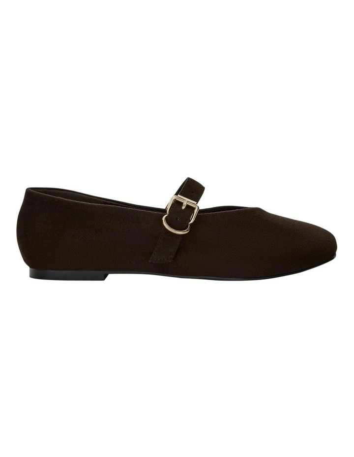 Charm Ballet Flats in Chocolate Micro image 1