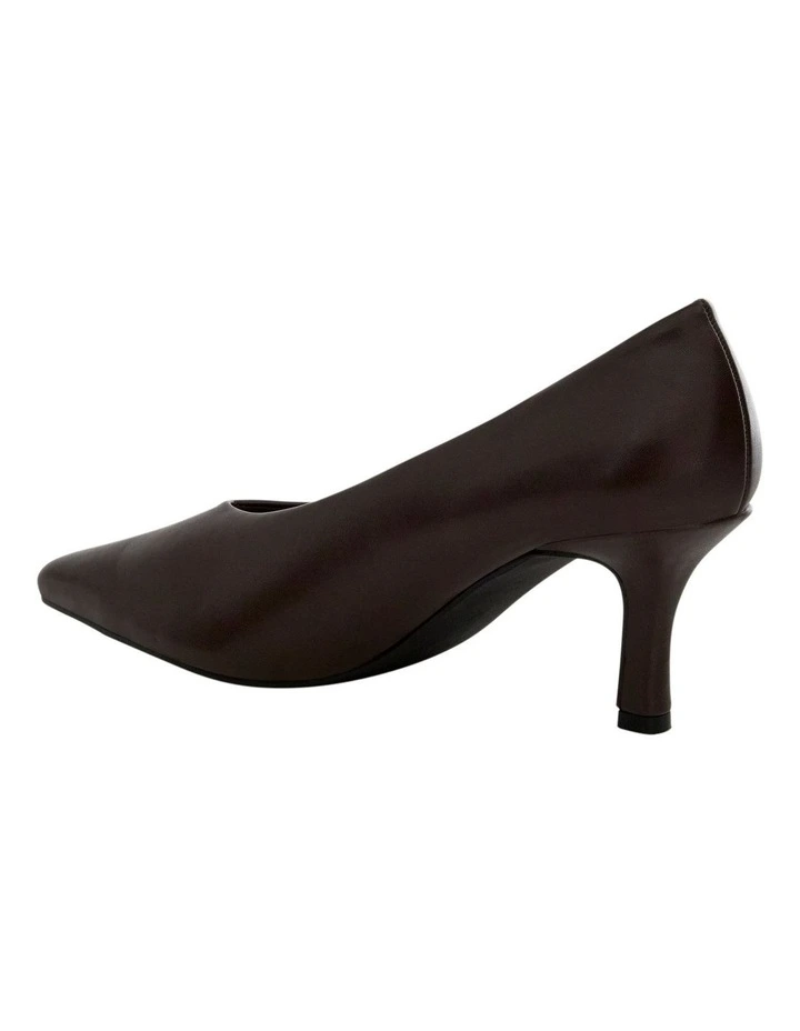 Harold Heeled Shoes in Chocolate image 3