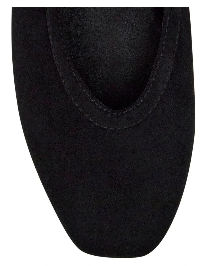 Emily Ballet Flats in Black Micro image 4