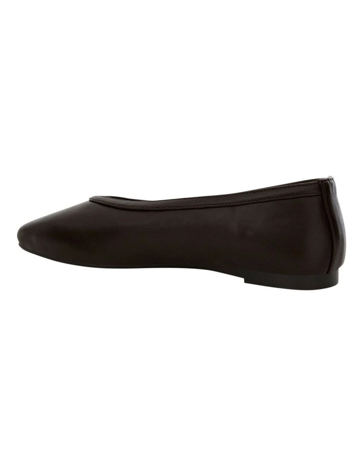 Emily Ballet Flats in Chocolate image 3