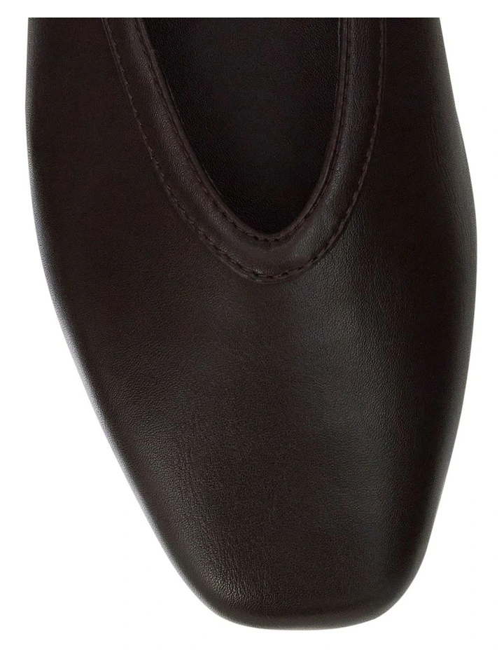 Emily Ballet Flats in Chocolate image 4
