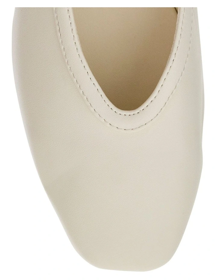 Emily Ballet Flats in Ivory image 4