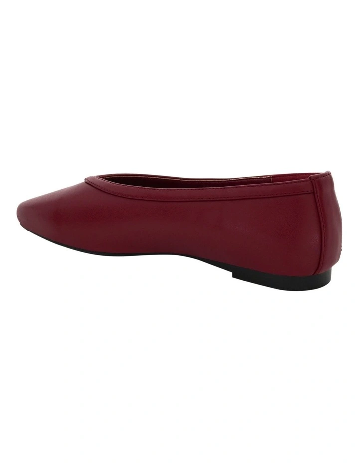 Emily Ballet Flats in Red image 3
