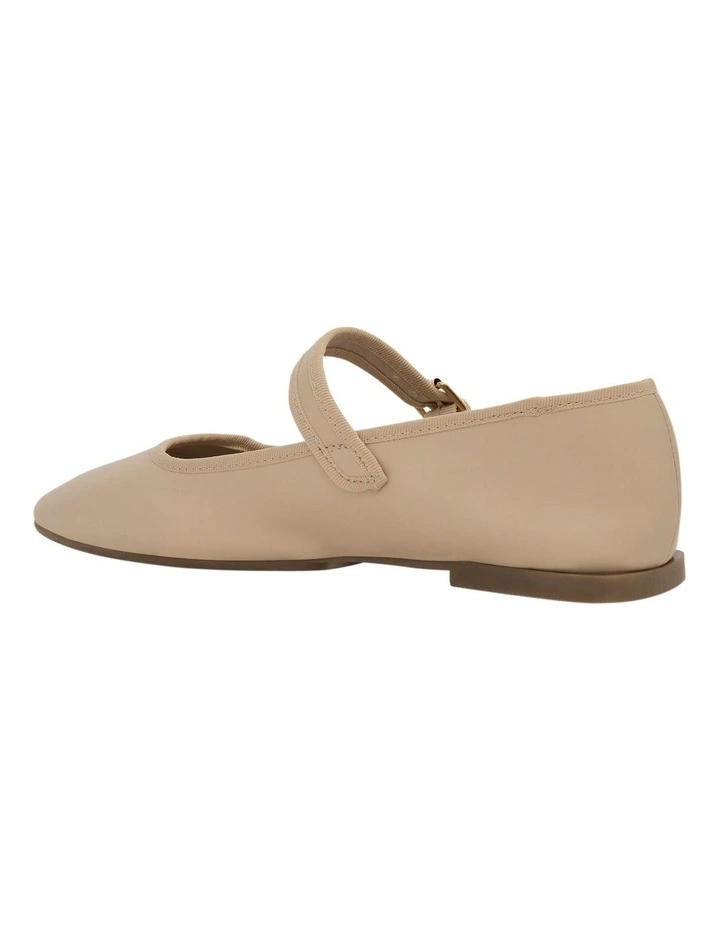 Romy Ballet Flats in Nude image 3