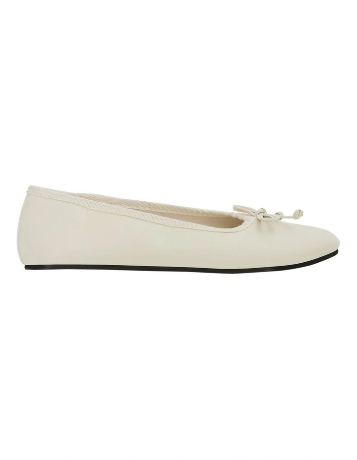 Samantha Ballet Flat in Ivory image 1