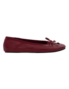 Samantha Ballet Flat in Red