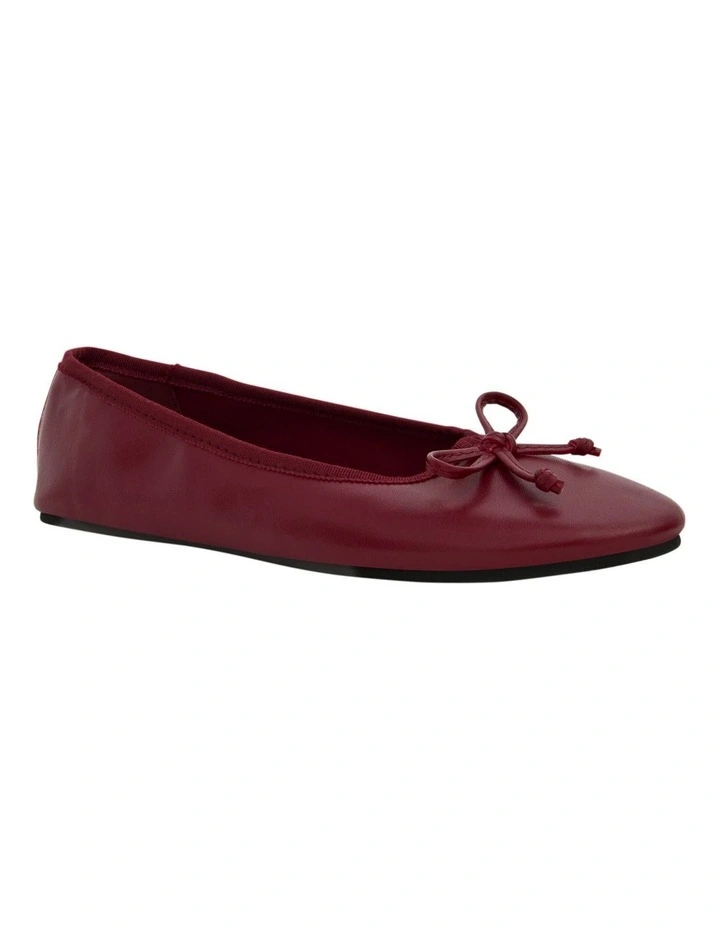 Samantha Ballet Flat in Red image 2
