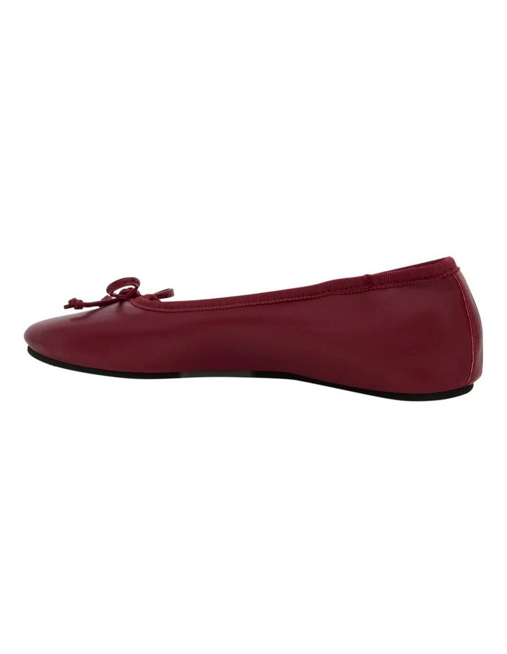 Samantha Ballet Flat in Red image 3