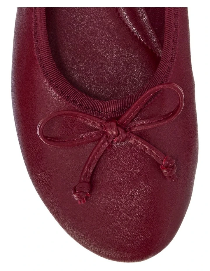 Samantha Ballet Flat in Red image 4