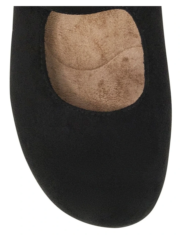 Cosmo Ballet Flats in Black image 4