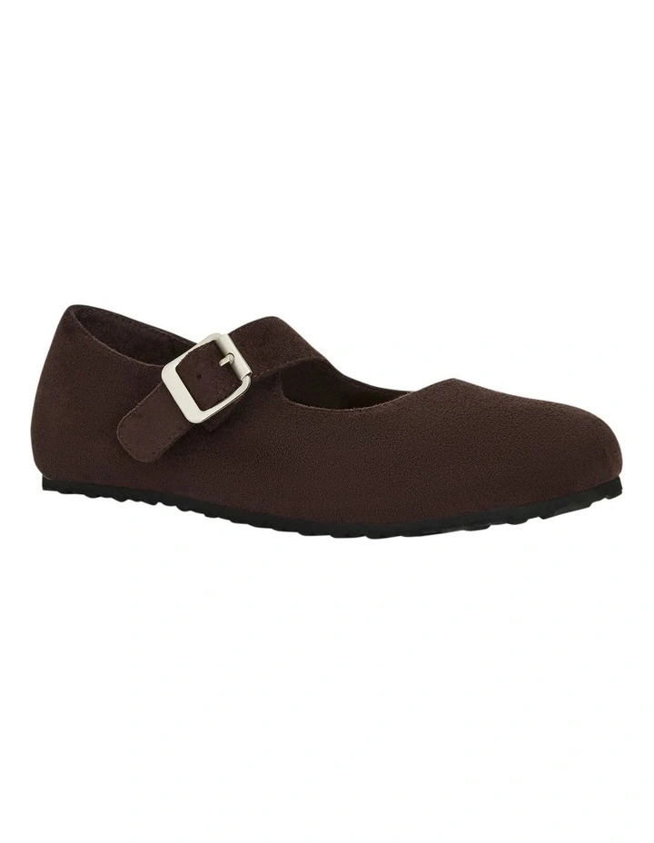 Cosmo Ballet Flats in Chocolate image 2