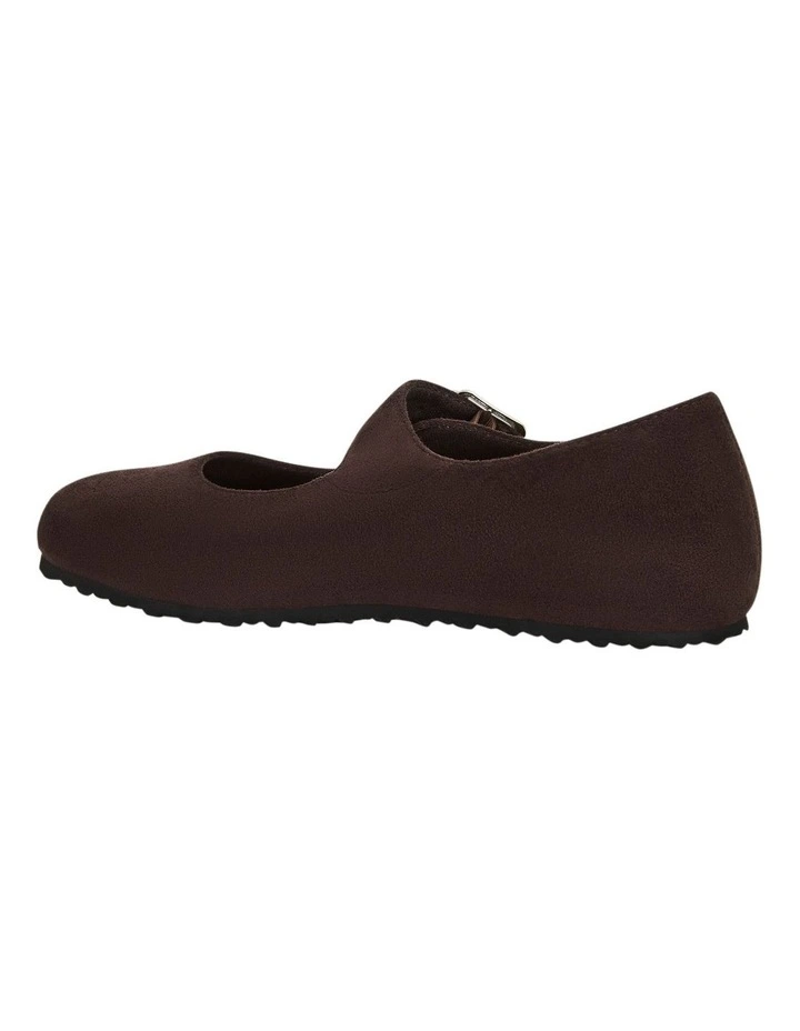 Cosmo Ballet Flats in Chocolate image 3