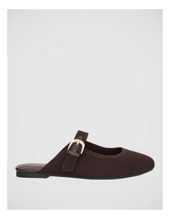 Della Ballet Flats in Chocolate Knit