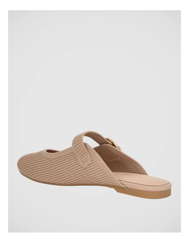 Della Ballet Flats in Taupe Knit image 3
